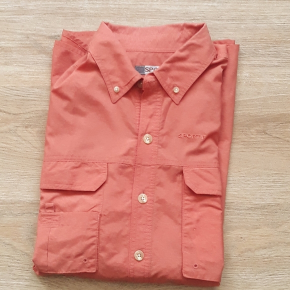 Sportif Hook & Tackle Fishing Shirt - Size Medium Coral - Picture 15 of 15